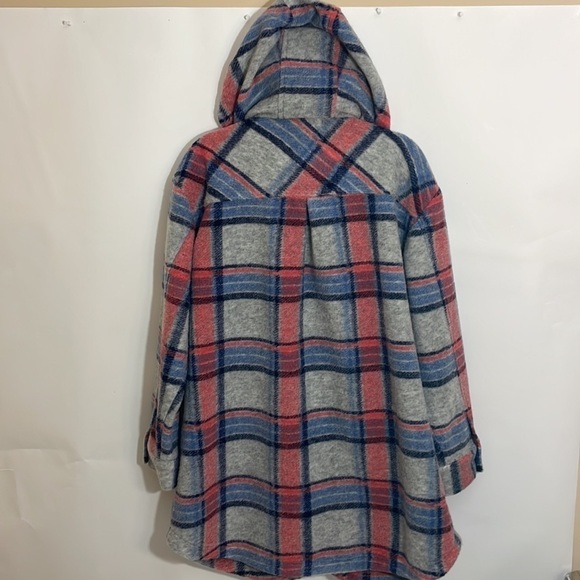 TRIBAL XL PLAID JACKET WITH REMOVABLE HOOD - Picture 14 of 14